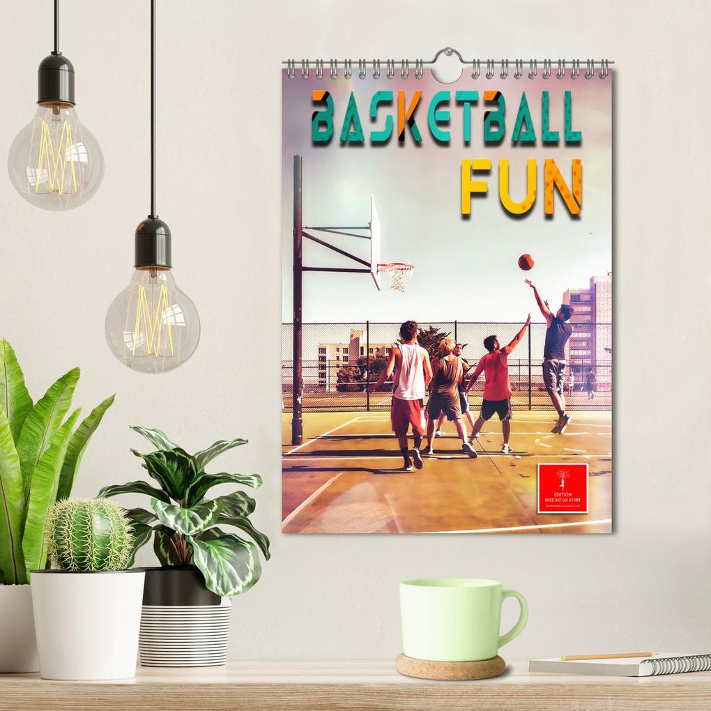 Weitere Ansicht: Basketball Fun (Wandkalender 2026 DIN A4 hoch), CALVENDO Monatskalender | Peter Roder, Calvendo