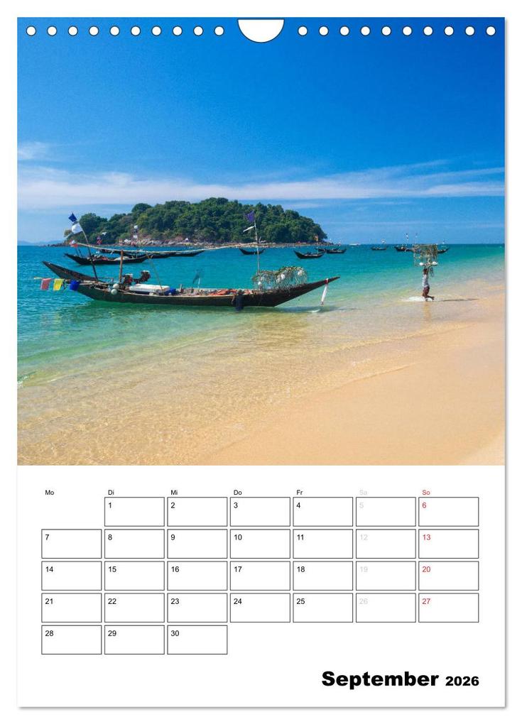 Weitere Ansicht: MYANMAR - Mein Urlaubsplaner (Wandkalender 2026 DIN A4 hoch), CALVENDO Monatskalender | BuddhaART BuddhaART, Calvendo, BuddhaART
