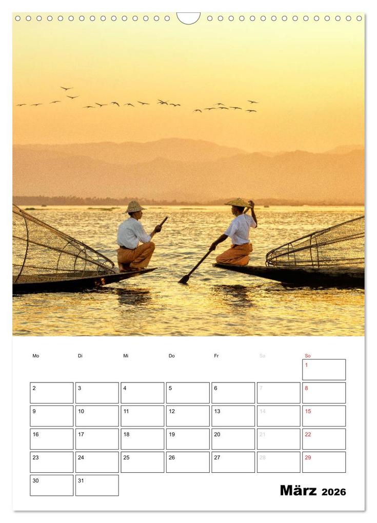 Weitere Ansicht: MYANMAR - Mein Urlaubsplaner (Wandkalender 2026 DIN A3 hoch), CALVENDO Monatskalender | BuddhaART BuddhaART, Calvendo, BuddhaART