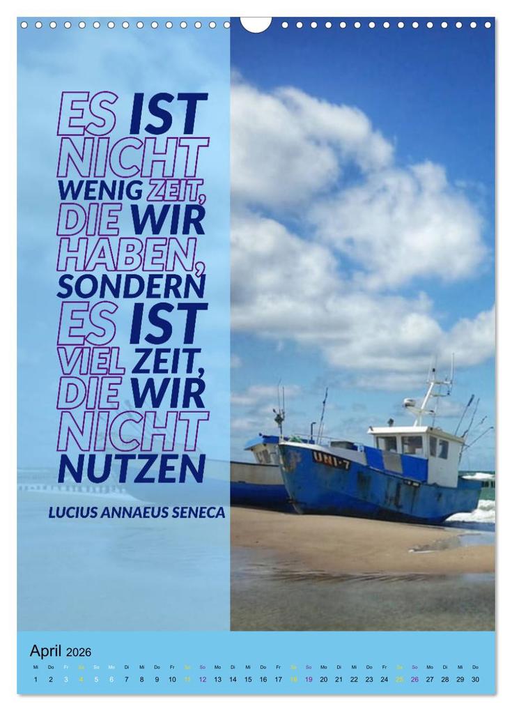Weitere Ansicht: Aktiviere Deine Motivation Weisheiten und Sprüche (Wandkalender 2026 DIN A3 hoch), CALVENDO Monatskalender | Susan Michel, Calvendo