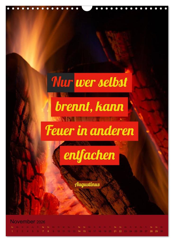 Weitere Ansicht: Aktiviere Deine Motivation Weisheiten und Sprüche (Wandkalender 2026 DIN A3 hoch), CALVENDO Monatskalender | Susan Michel, Calvendo