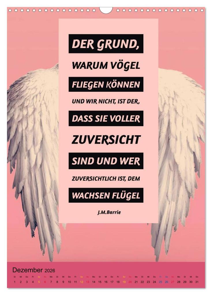 Weitere Ansicht: Aktiviere Deine Motivation Weisheiten und Sprüche (Wandkalender 2026 DIN A3 hoch), CALVENDO Monatskalender | Susan Michel, Calvendo