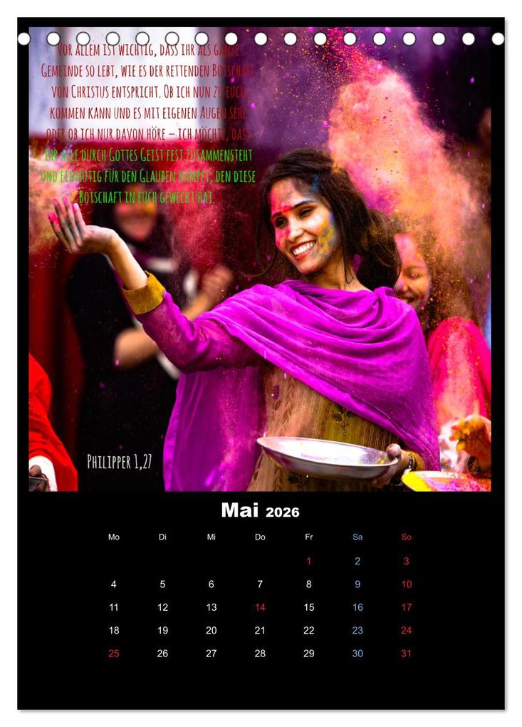 Weitere Ansicht: Der Bibelkalender - mit Gottes Wort durchs Jahr (Tischkalender 2026 DIN A5 hoch), CALVENDO Monatskalender | Stefan Widerstein - SteWi.info, Calvendo