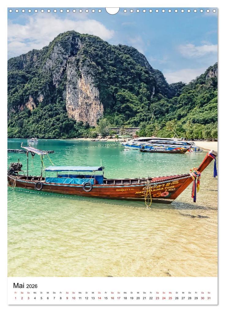 Weitere Ansicht: Traumhafte Strände in Asien (Wandkalender 2026 DIN A3 hoch), CALVENDO Monatskalender | Bernd Hartner, Calvendo