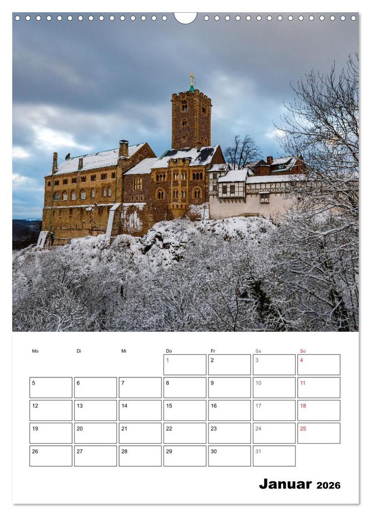 Weitere Ansicht: Die Thüringer Wartburg (Wandkalender 2026 DIN A3 hoch), CALVENDO Monatskalender | Roland Brack, Calvendo