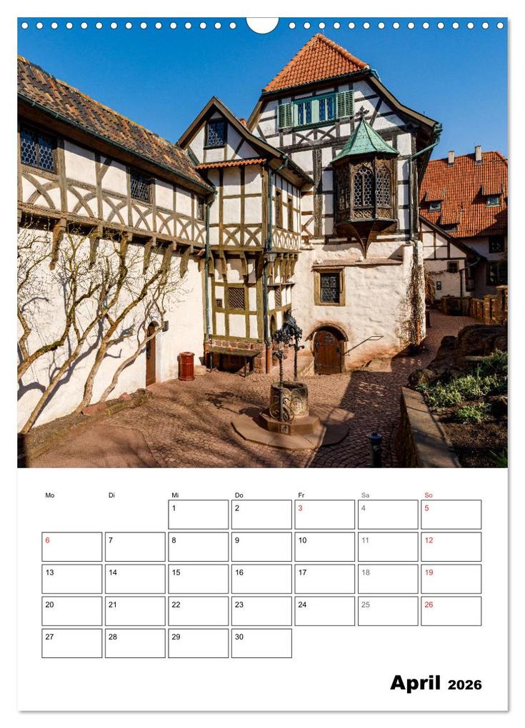 Weitere Ansicht: Die Thüringer Wartburg (Wandkalender 2026 DIN A3 hoch), CALVENDO Monatskalender | Roland Brack, Calvendo