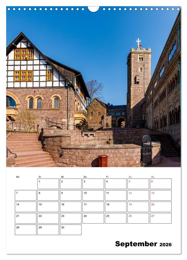 Weitere Ansicht: Die Thüringer Wartburg (Wandkalender 2026 DIN A3 hoch), CALVENDO Monatskalender | Roland Brack, Calvendo