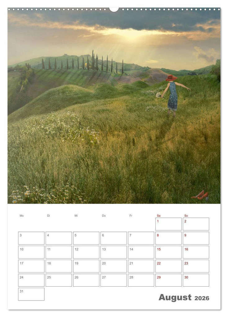 Weitere Ansicht: Surrealistische Reisen (Wandkalender 2026 DIN A2 hoch), CALVENDO Monatskalender | Grodner Buchholz, Calvendo
