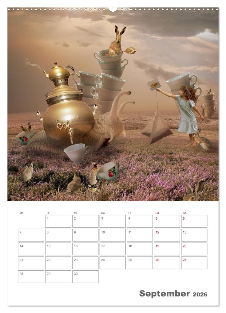 Weitere Ansicht: Surrealistische Reisen (Wandkalender 2026 DIN A2 hoch), CALVENDO Monatskalender | Grodner Buchholz, Calvendo