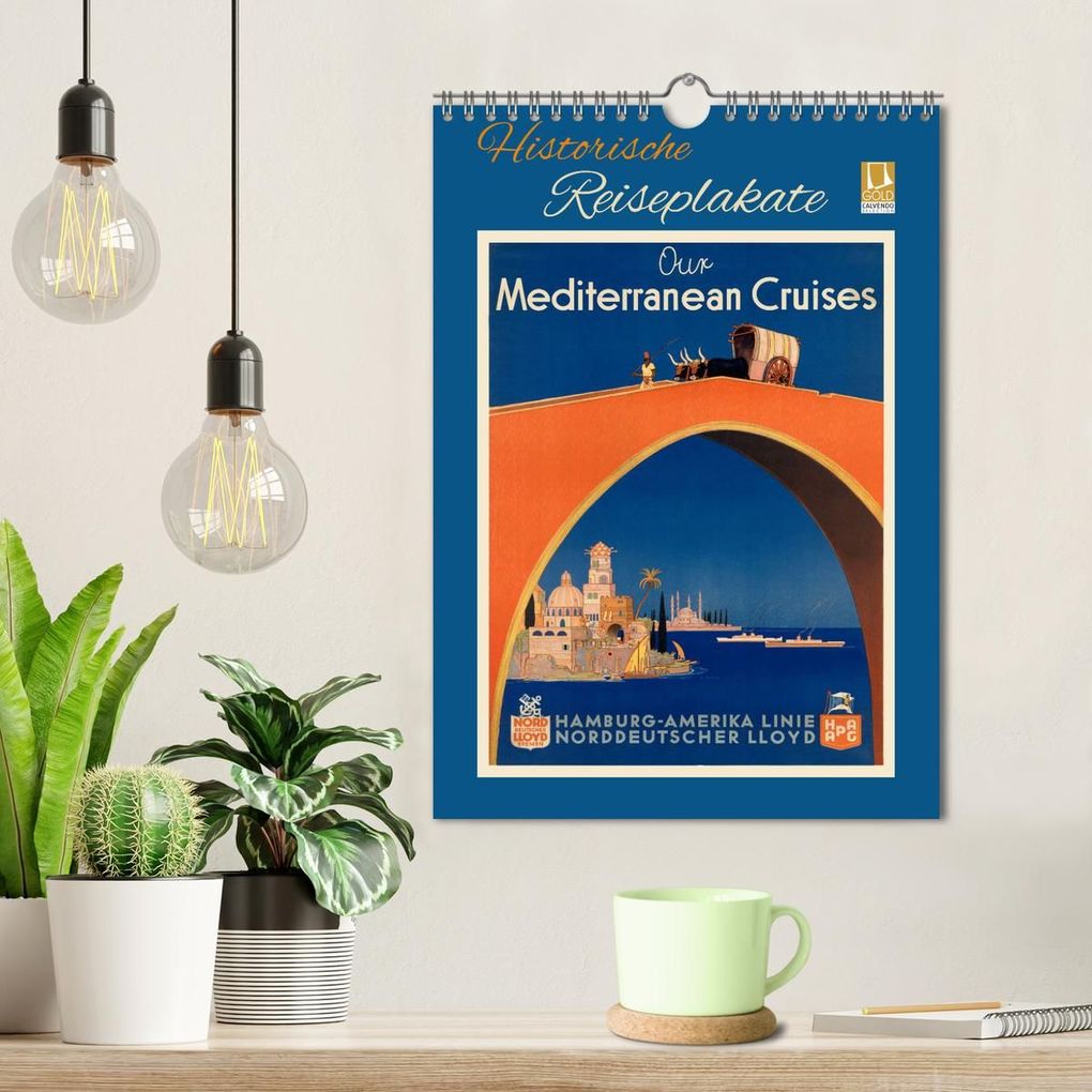 Weitere Ansicht: Historische Reiseplakate (Wandkalender 2026 DIN A4 hoch), CALVENDO Monatskalender | Christian Müringer, Calvendo
