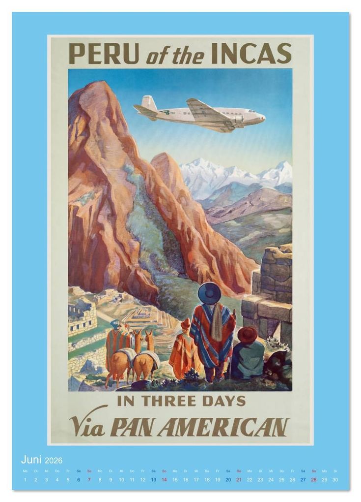 Weitere Ansicht: Historische Reiseplakate (Wandkalender 2026 DIN A4 hoch), CALVENDO Monatskalender | Christian Müringer, Calvendo