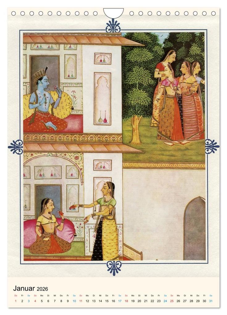 Weitere Ansicht: Indische Miniaturen (Wandkalender 2026 DIN A4 hoch), CALVENDO Monatskalender | Jürgen Wöhlke, Calvendo