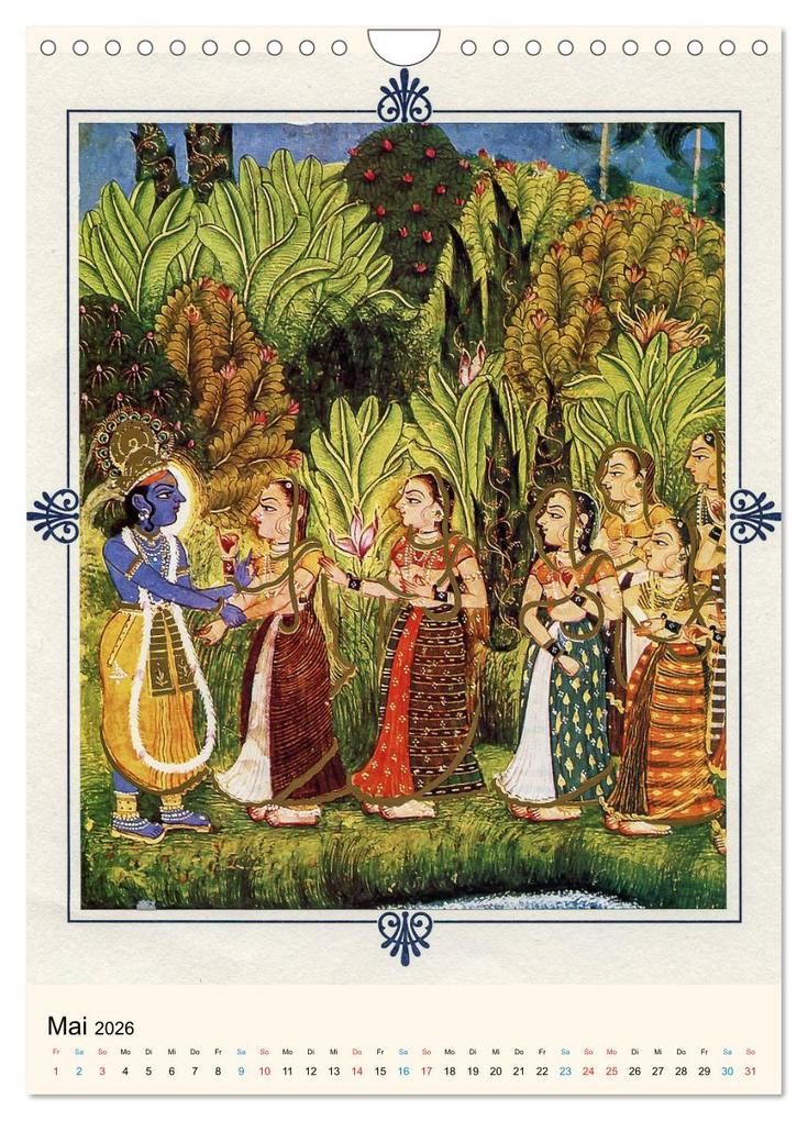 Weitere Ansicht: Indische Miniaturen (Wandkalender 2026 DIN A4 hoch), CALVENDO Monatskalender | Jürgen Wöhlke, Calvendo