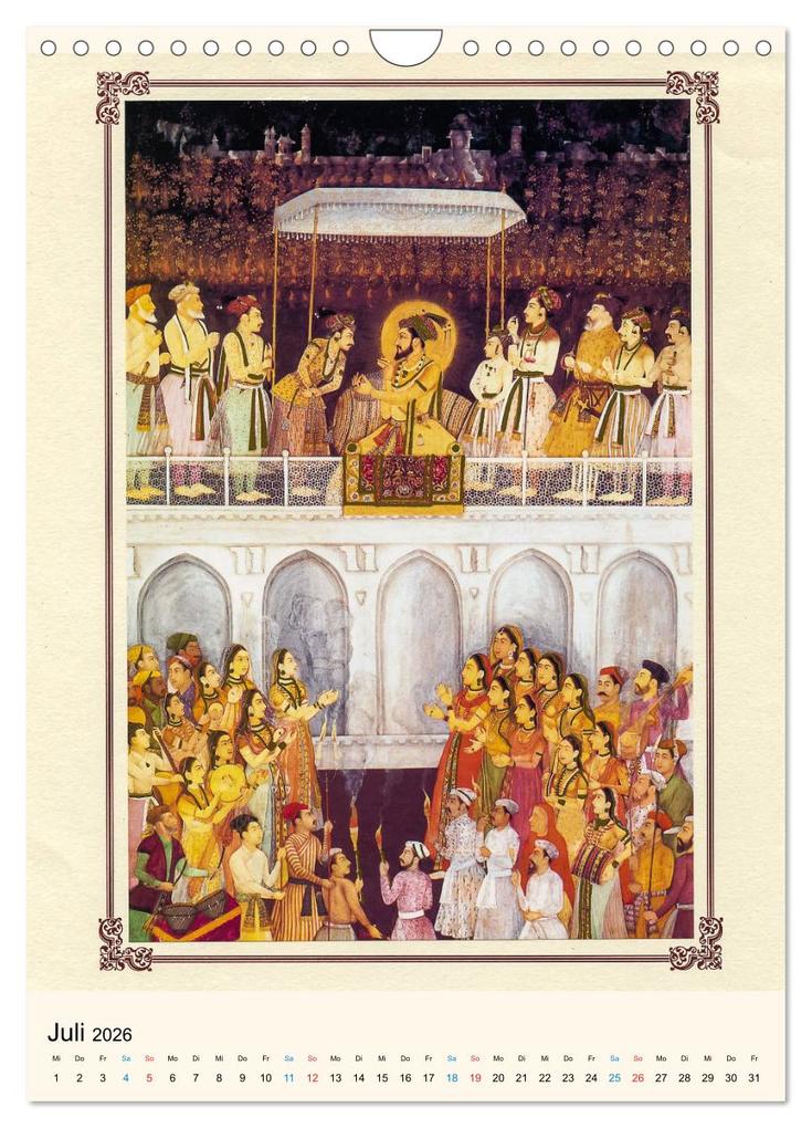 Weitere Ansicht: Indische Miniaturen (Wandkalender 2026 DIN A4 hoch), CALVENDO Monatskalender | Jürgen Wöhlke, Calvendo