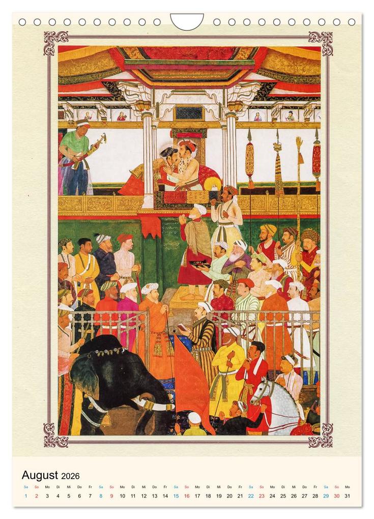 Weitere Ansicht: Indische Miniaturen (Wandkalender 2026 DIN A4 hoch), CALVENDO Monatskalender | Jürgen Wöhlke, Calvendo