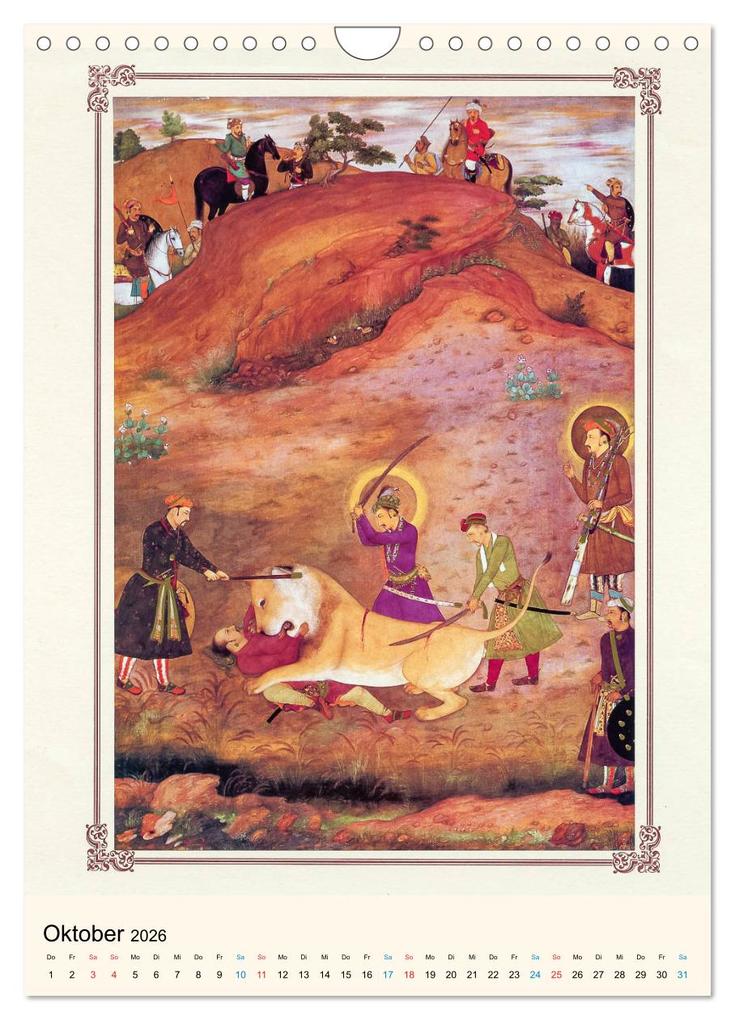 Weitere Ansicht: Indische Miniaturen (Wandkalender 2026 DIN A4 hoch), CALVENDO Monatskalender | Jürgen Wöhlke, Calvendo