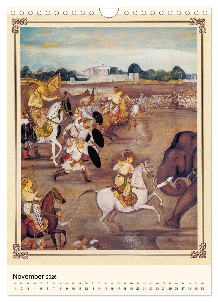 Weitere Ansicht: Indische Miniaturen (Wandkalender 2026 DIN A4 hoch), CALVENDO Monatskalender | Jürgen Wöhlke, Calvendo
