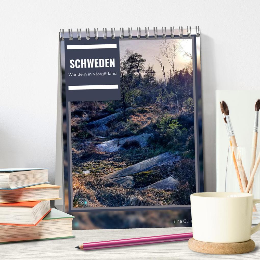 Weitere Ansicht: Schweden - Wandern in Västergötland (Tischkalender 2026 DIN A5 hoch), CALVENDO Monatskalender | Irina Gulakov, Calvendo
