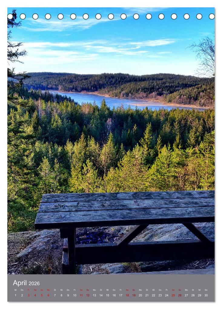 Weitere Ansicht: Schweden - Wandern in Västergötland (Tischkalender 2026 DIN A5 hoch), CALVENDO Monatskalender | Irina Gulakov, Calvendo