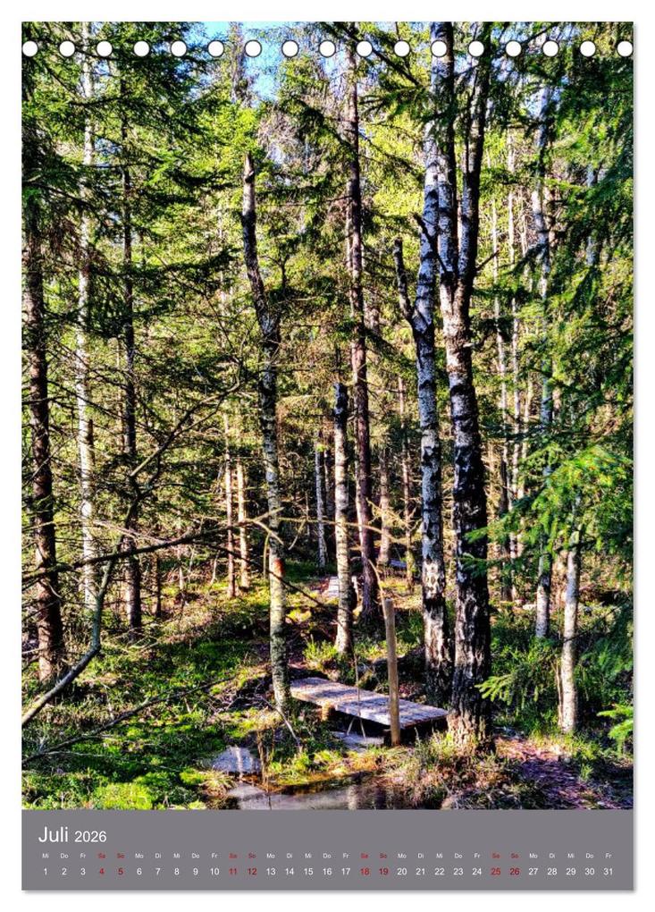Weitere Ansicht: Schweden - Wandern in Västergötland (Tischkalender 2026 DIN A5 hoch), CALVENDO Monatskalender | Irina Gulakov, Calvendo