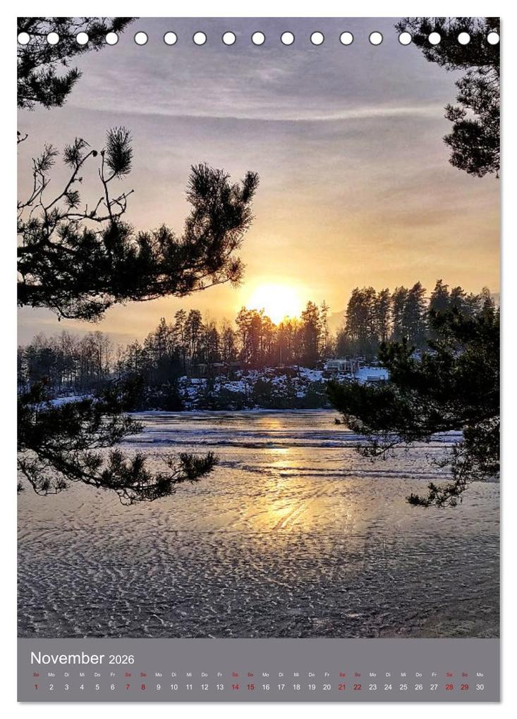Weitere Ansicht: Schweden - Wandern in Västergötland (Tischkalender 2026 DIN A5 hoch), CALVENDO Monatskalender | Irina Gulakov, Calvendo