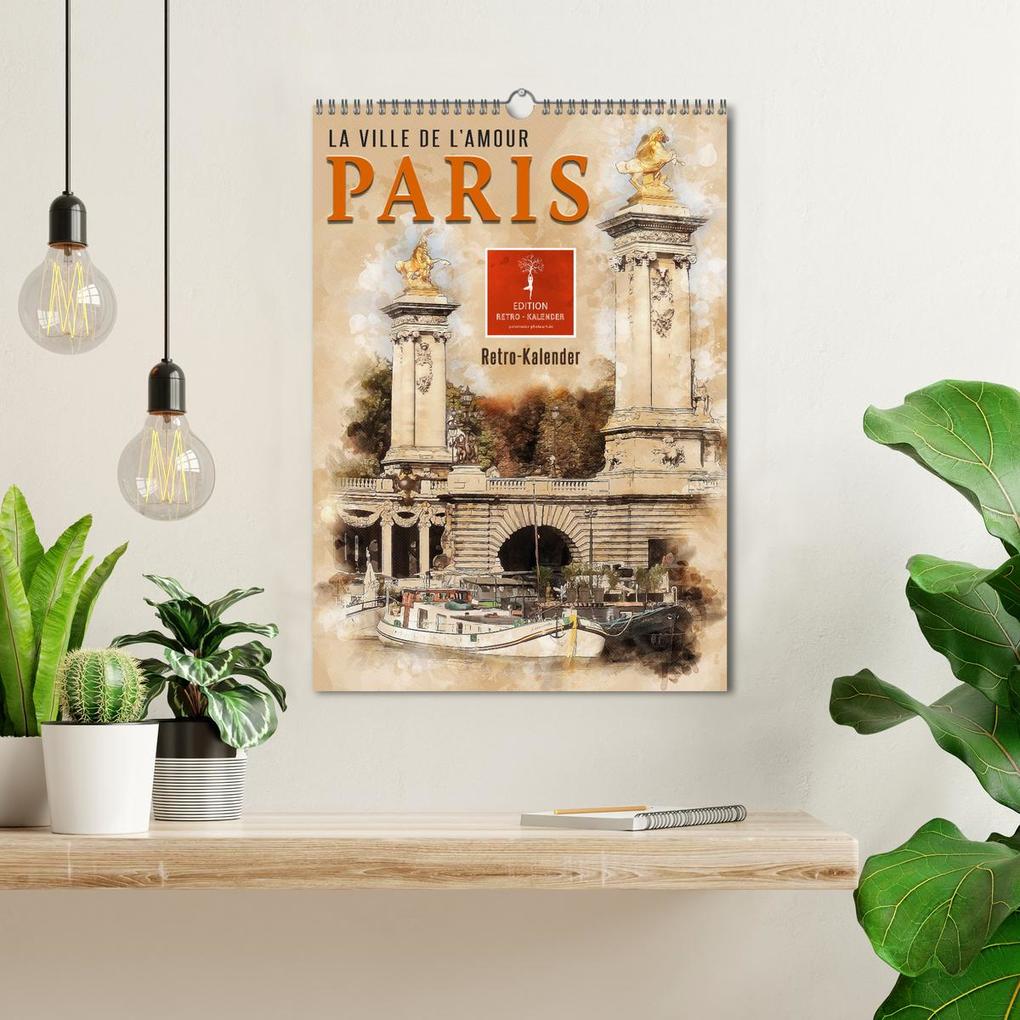 Weitere Ansicht: Paris - la Ville de l'amour (Wandkalender 2026 DIN A3 hoch), CALVENDO Monatskalender | Peter Roder, Calvendo