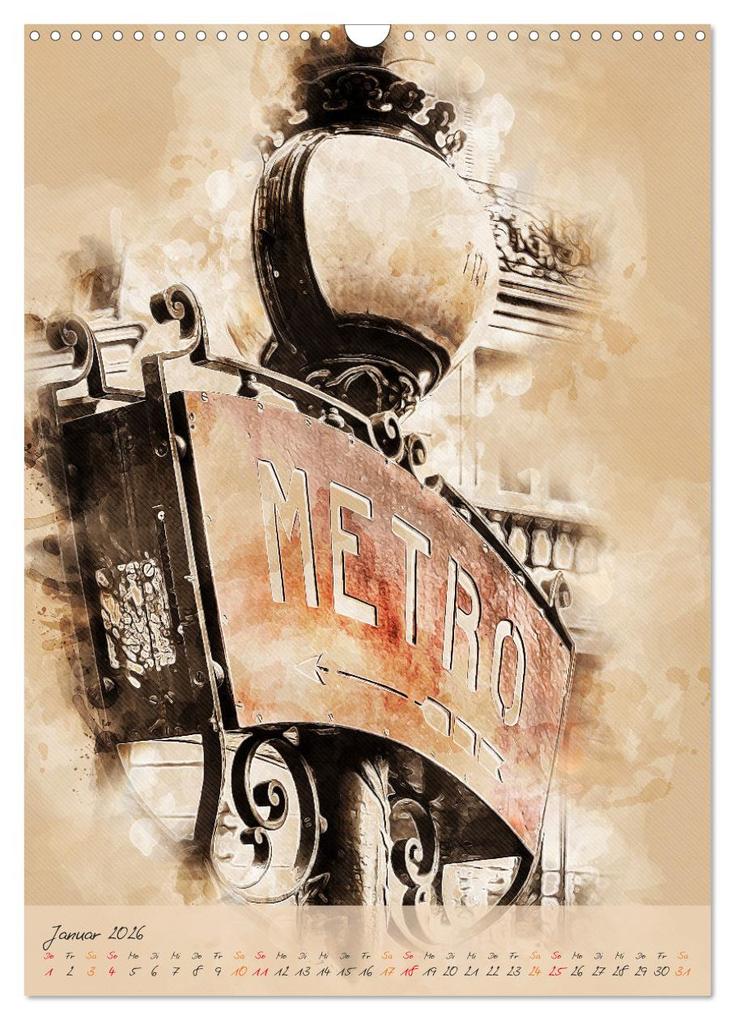 Weitere Ansicht: Paris - la Ville de l'amour (Wandkalender 2026 DIN A3 hoch), CALVENDO Monatskalender | Peter Roder, Calvendo