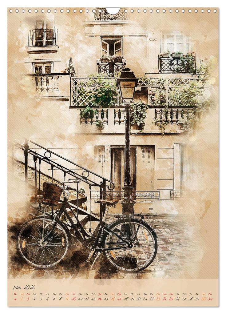 Weitere Ansicht: Paris - la Ville de l'amour (Wandkalender 2026 DIN A3 hoch), CALVENDO Monatskalender | Peter Roder, Calvendo