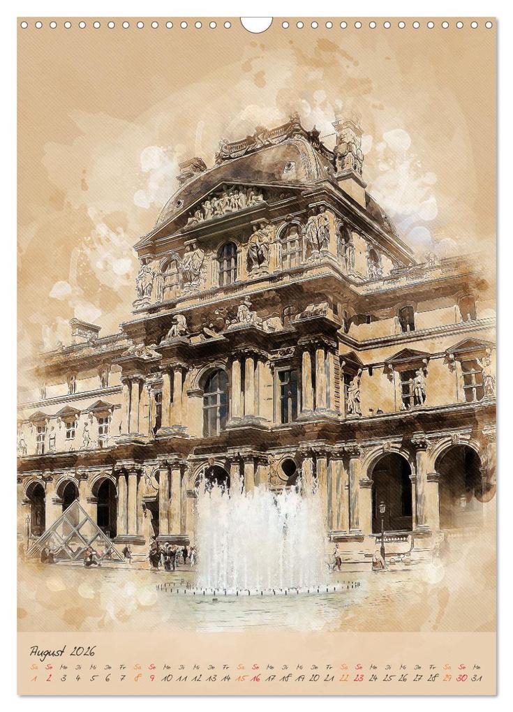 Weitere Ansicht: Paris - la Ville de l'amour (Wandkalender 2026 DIN A3 hoch), CALVENDO Monatskalender | Peter Roder, Calvendo