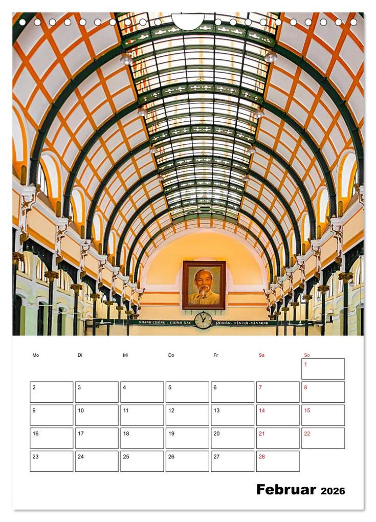 Weitere Ansicht: Ho-Chi-Minh-Stadt - die schönsten Sehenswürdigkeiten (Wandkalender 2026 DIN A4 hoch), CALVENDO Monatskalender | Nina Schwarze, Calvendo