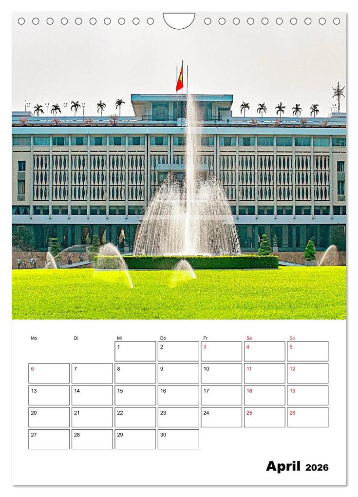 Weitere Ansicht: Ho-Chi-Minh-Stadt - die schönsten Sehenswürdigkeiten (Wandkalender 2026 DIN A4 hoch), CALVENDO Monatskalender | Nina Schwarze, Calvendo