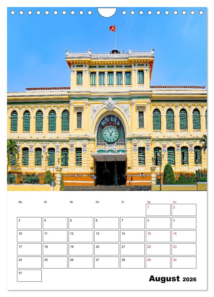 Weitere Ansicht: Ho-Chi-Minh-Stadt - die schönsten Sehenswürdigkeiten (Wandkalender 2026 DIN A4 hoch), CALVENDO Monatskalender | Nina Schwarze, Calvendo