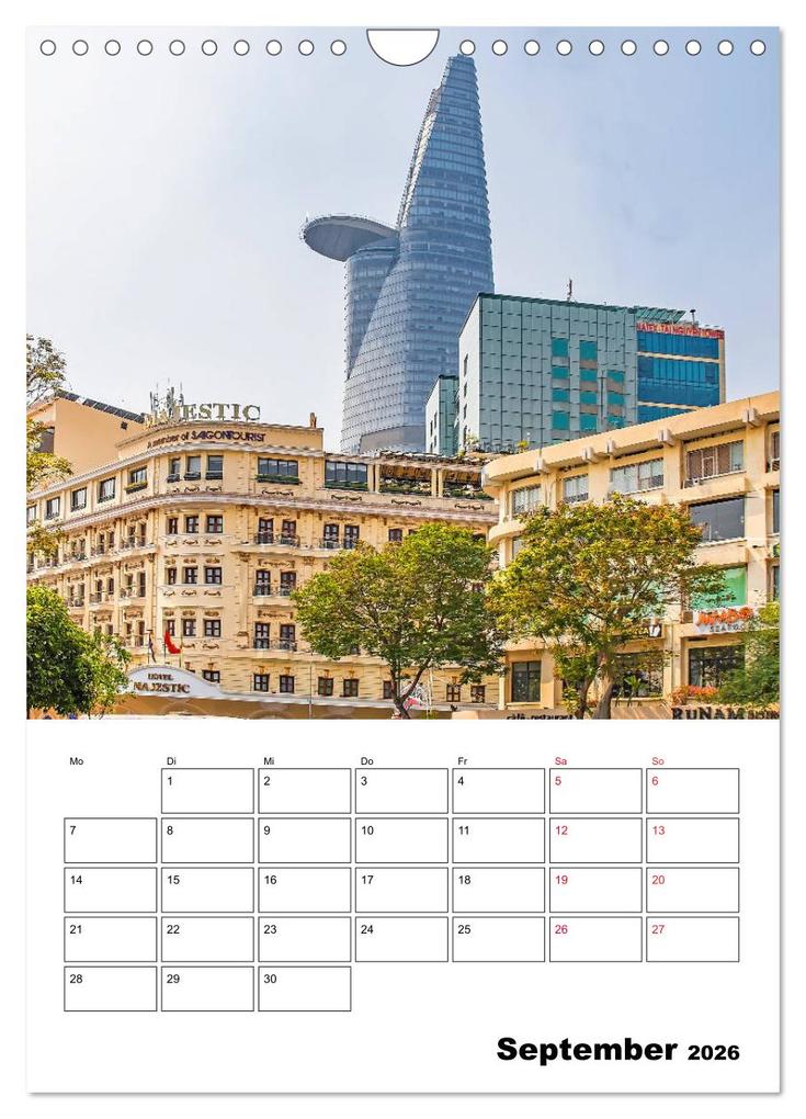 Weitere Ansicht: Ho-Chi-Minh-Stadt - die schönsten Sehenswürdigkeiten (Wandkalender 2026 DIN A4 hoch), CALVENDO Monatskalender | Nina Schwarze, Calvendo