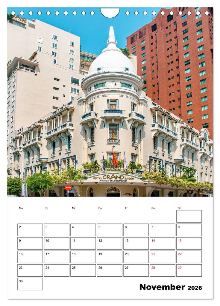 Weitere Ansicht: Ho-Chi-Minh-Stadt - die schönsten Sehenswürdigkeiten (Wandkalender 2026 DIN A4 hoch), CALVENDO Monatskalender | Nina Schwarze, Calvendo