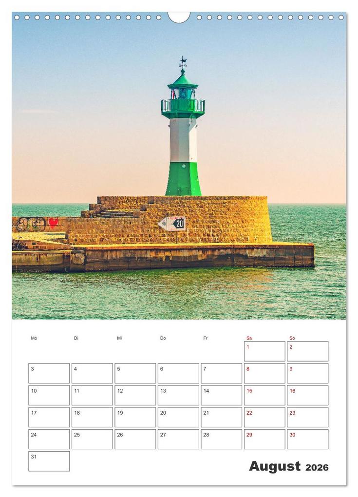 Weitere Ansicht: Rügen - Terminplaner (Wandkalender 2026 DIN A3 hoch), CALVENDO Monatskalender | Nina Schwarze, Calvendo