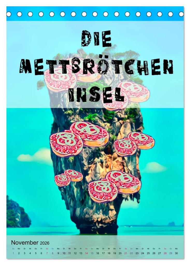 Weitere Ansicht: Mettbrötchen Träume - Mettkalender (Tischkalender 2026 DIN A5 hoch), CALVENDO Monatskalender | Mettfluencer Mettfluencer, Calvendo, Mettfluencer