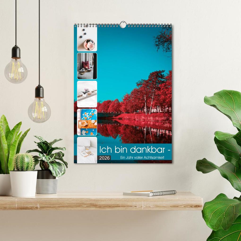 Weitere Ansicht: Ich bin dankbar - ein Jahr voller Achtsamkeit (Wandkalender 2026 DIN A3 hoch), CALVENDO Monatskalender | MD-Publishing MD-Publishing, Calvendo, MD-Publishing