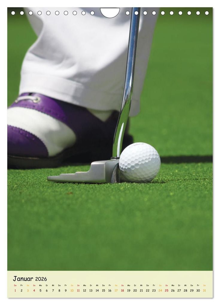 Weitere Ansicht: Golf Leidenschaft (Wandkalender 2026 DIN A4 hoch), CALVENDO Monatskalender | Peter Roder, Calvendo