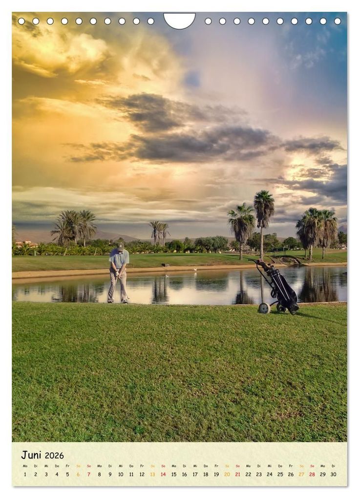 Weitere Ansicht: Golf Leidenschaft (Wandkalender 2026 DIN A4 hoch), CALVENDO Monatskalender | Peter Roder, Calvendo
