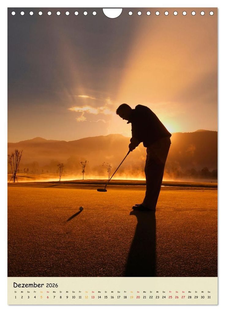 Weitere Ansicht: Golf Leidenschaft (Wandkalender 2026 DIN A4 hoch), CALVENDO Monatskalender | Peter Roder, Calvendo