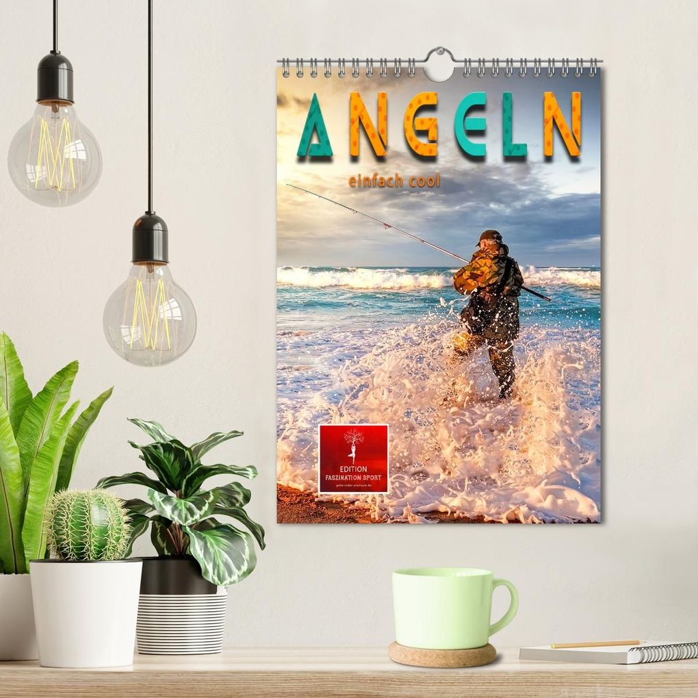 Weitere Ansicht: Angeln - einfach cool (Wandkalender 2026 DIN A4 hoch), CALVENDO Monatskalender | Peter Roder, Calvendo