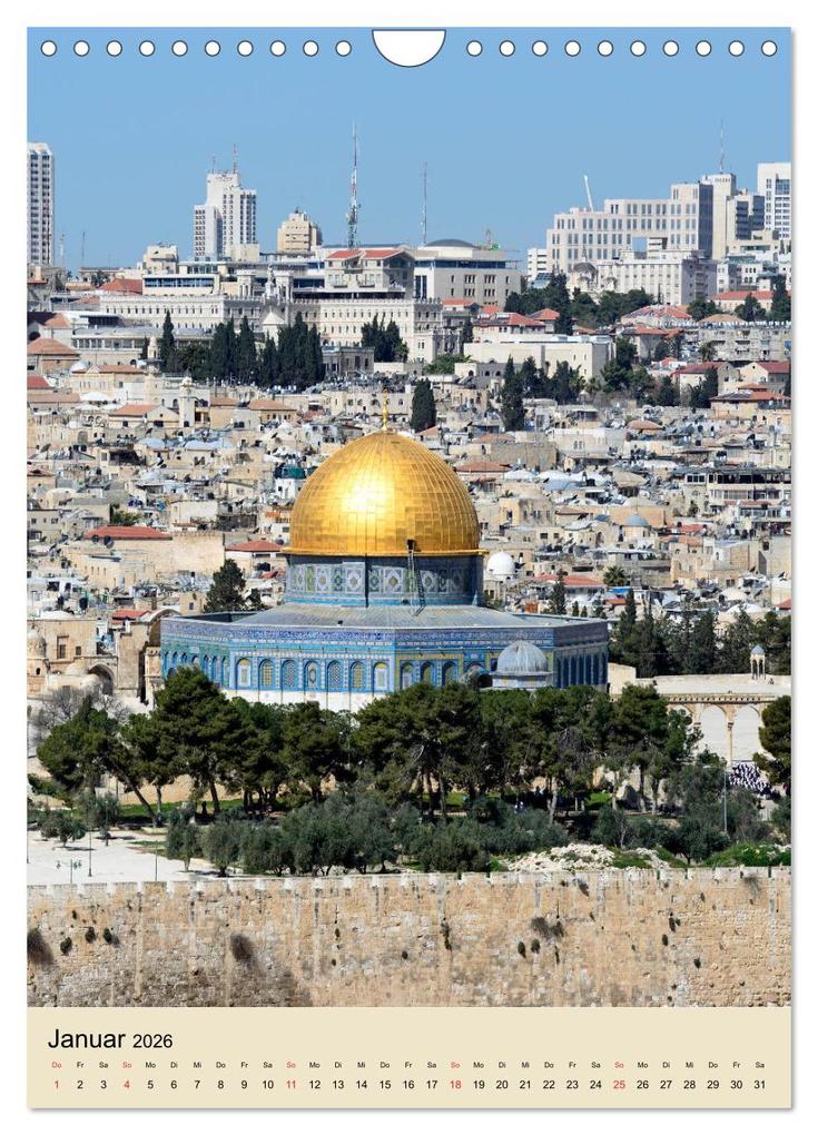 Weitere Ansicht: Jerusalem - Jeruschalajim (Wandkalender 2026 DIN A4 hoch), CALVENDO Monatskalender | Daniel Meissner, Calvendo