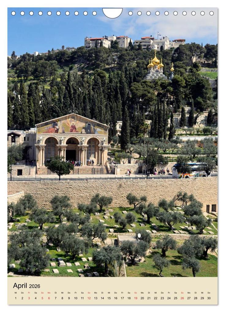 Weitere Ansicht: Jerusalem - Jeruschalajim (Wandkalender 2026 DIN A4 hoch), CALVENDO Monatskalender | Daniel Meissner, Calvendo