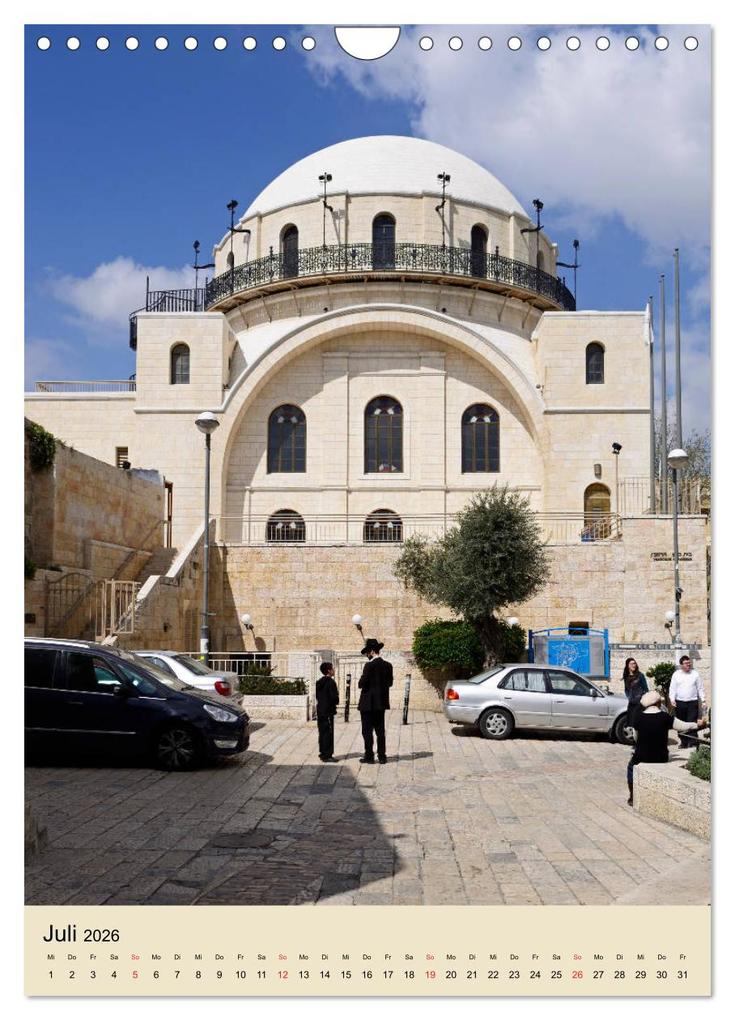Weitere Ansicht: Jerusalem - Jeruschalajim (Wandkalender 2026 DIN A4 hoch), CALVENDO Monatskalender | Daniel Meissner, Calvendo