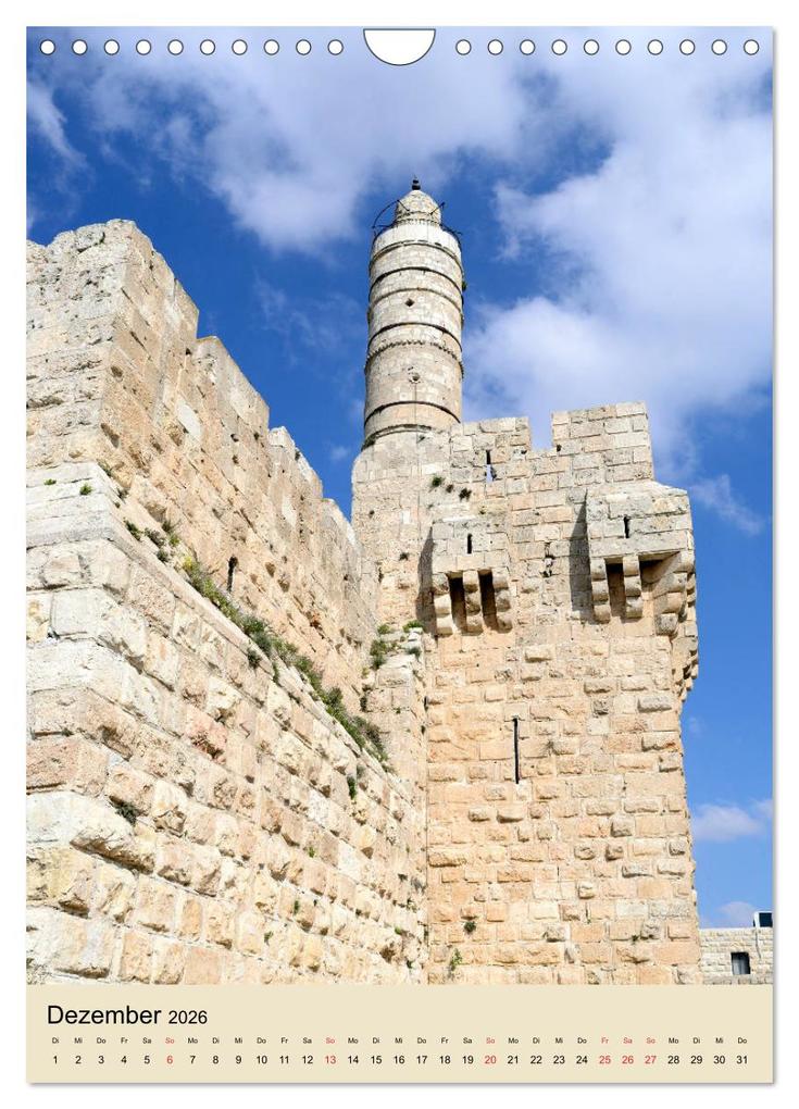 Weitere Ansicht: Jerusalem - Jeruschalajim (Wandkalender 2026 DIN A4 hoch), CALVENDO Monatskalender | Daniel Meissner, Calvendo