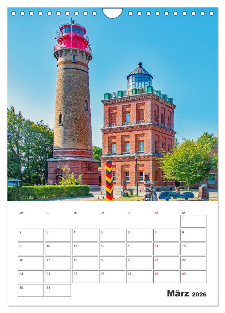 Weitere Ansicht: Rügen - Terminplaner (Wandkalender 2026 DIN A4 hoch), CALVENDO Monatskalender | Nina Schwarze, Calvendo