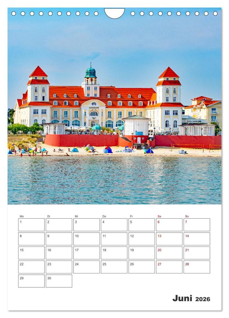Weitere Ansicht: Rügen - Terminplaner (Wandkalender 2026 DIN A4 hoch), CALVENDO Monatskalender | Nina Schwarze, Calvendo
