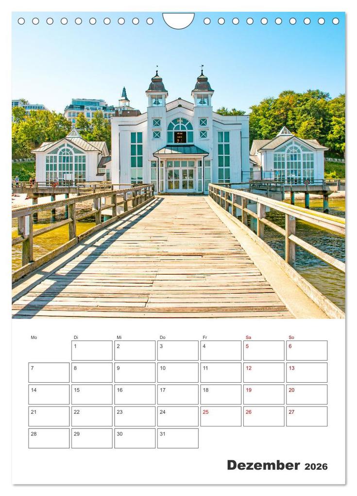 Weitere Ansicht: Rügen - Terminplaner (Wandkalender 2026 DIN A4 hoch), CALVENDO Monatskalender | Nina Schwarze, Calvendo