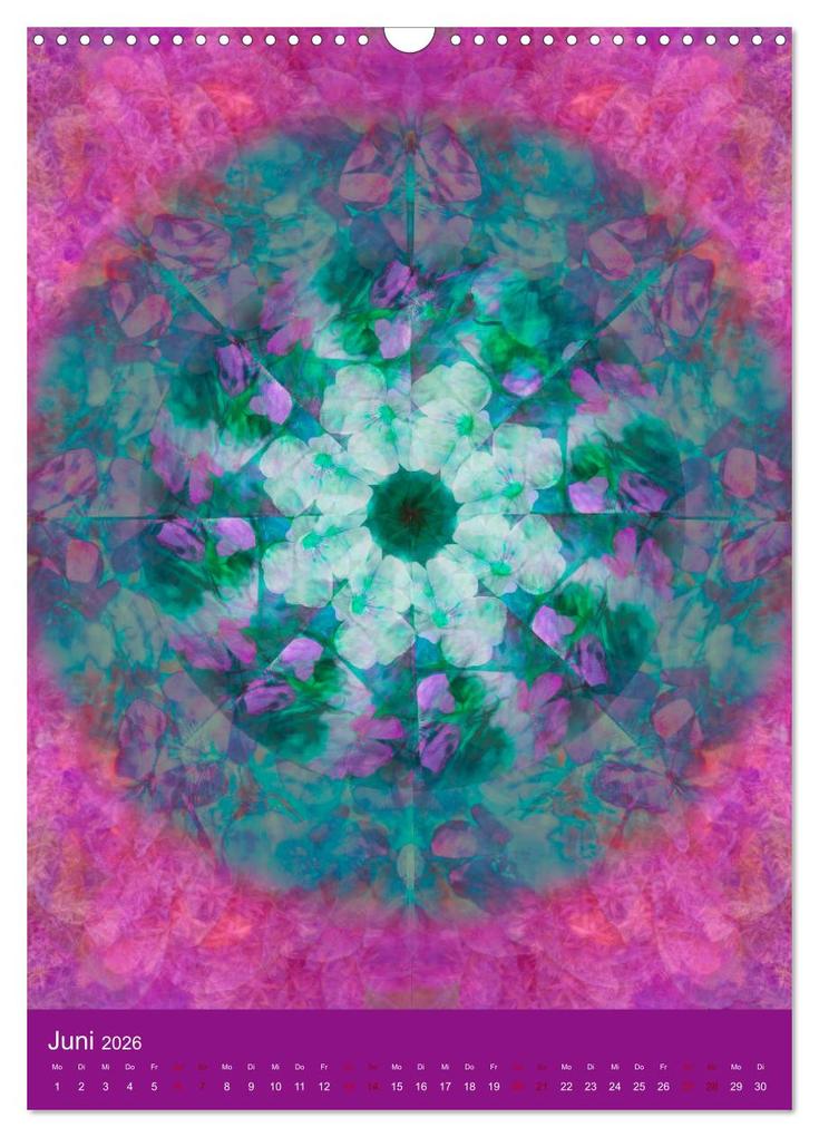 Weitere Ansicht: Meditative Pflanzenmandalas (Wandkalender 2026 DIN A3 hoch), CALVENDO Monatskalender | Christine B-B Müller, Calvendo