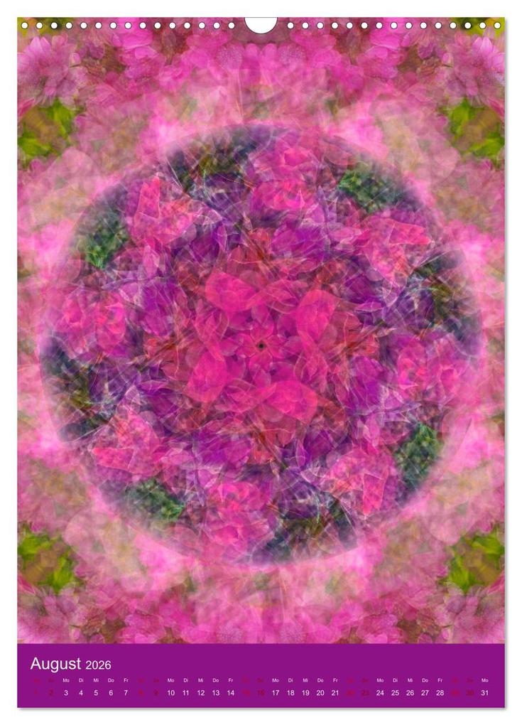 Weitere Ansicht: Meditative Pflanzenmandalas (Wandkalender 2026 DIN A3 hoch), CALVENDO Monatskalender | Christine B-B Müller, Calvendo